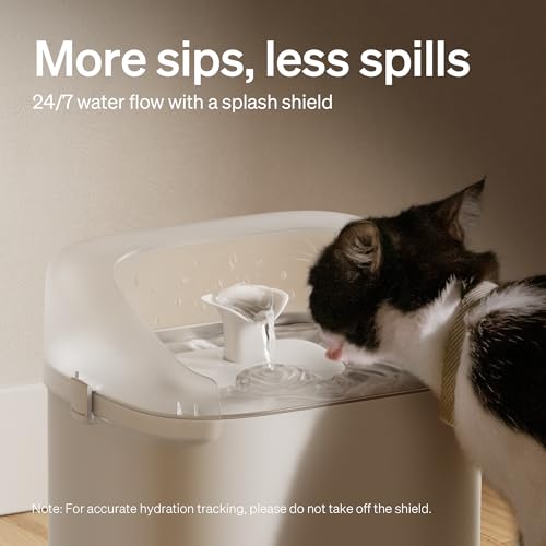RFID Multi Cats Water Fountain with Cat Recognition & Hydration Monitoring