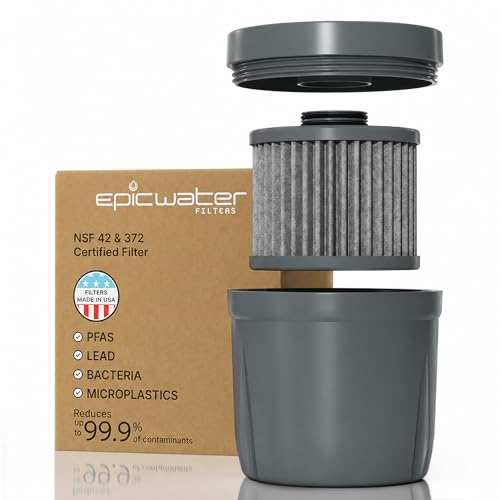 REPLACEMENT FILTER for Epic Nano XP Water Filter Pitcher or Dispenser. Nanofiltration Removes Bacteria