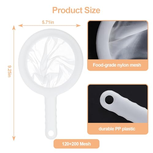 Ultra Fine Nylon Mesh Strainer (2 Count)