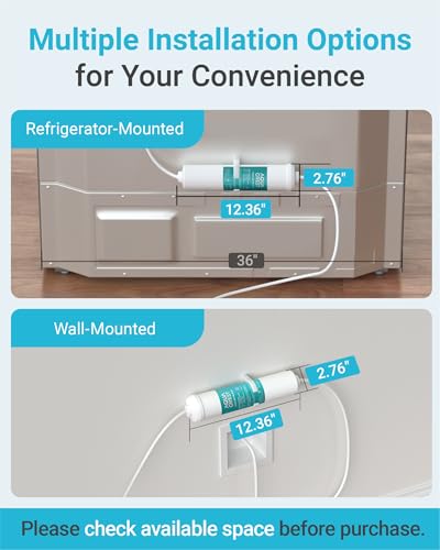 INL PLUS 5 Years Inline Water Filter for Ice Maker