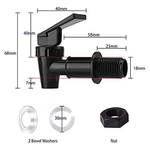 Replacement Ceramic Dome Water Filter with Coconut Shell Activated Carbon and Faucet Kit for Countertop