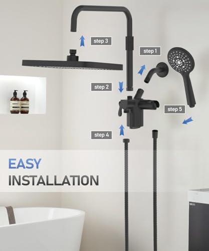 Filtered Shower Head with Handheld Spray Combo