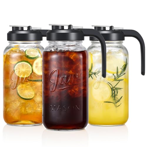 Glass Pitcher with Lid (3 Count)