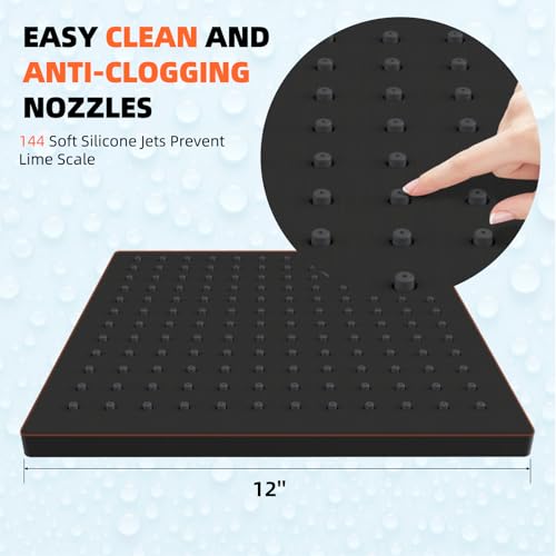 cUPC Certified High Pressure 12'' Shower Head