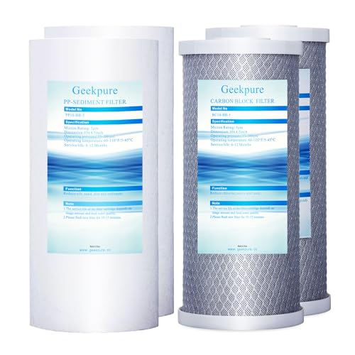 10 Inch Whole House PP and Carbon Filters (5 Count)