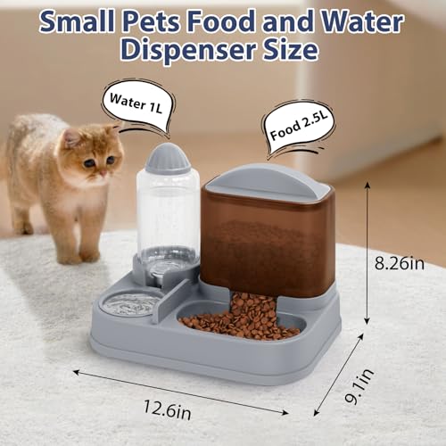 Automatic Small Pet Feeder and Water Dispenser