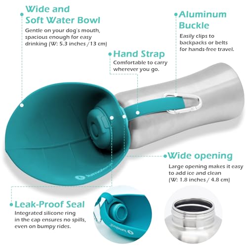 Portable Dog Water Bottle 27 OZ