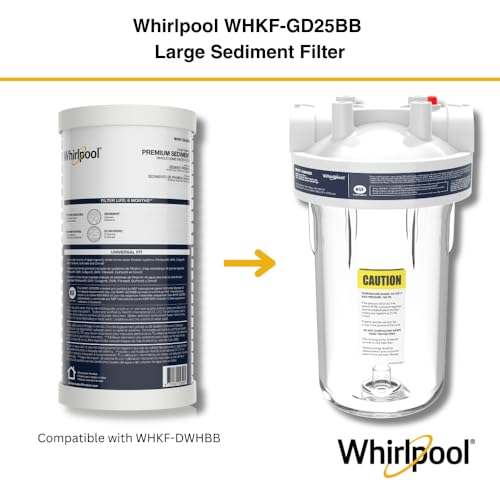 10" x 4.5" Whole House Large Capacity Sediment Filter WHKF