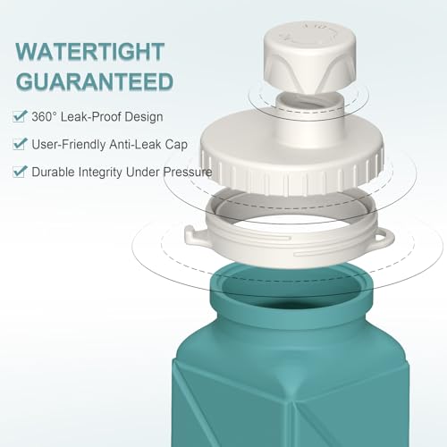 Collapsible Water Bottles 2 Pack (2 Count)