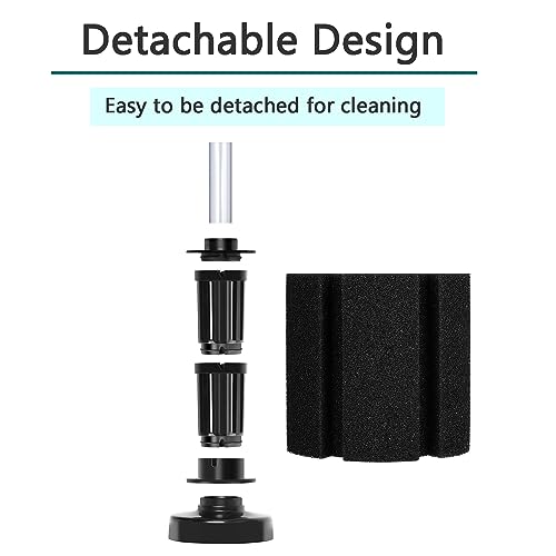 Aquarium Sponge Filter Breeding Fry Betta Shrimp Nano Fish Tank 4pcs (4 Count)