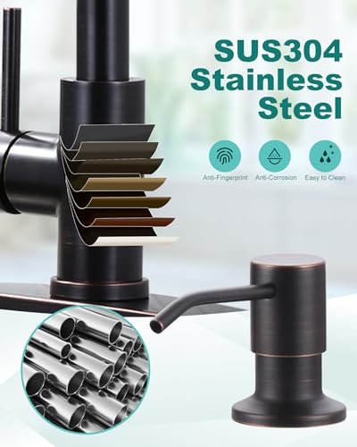 Kitchen Faucets with Soap Dispenser