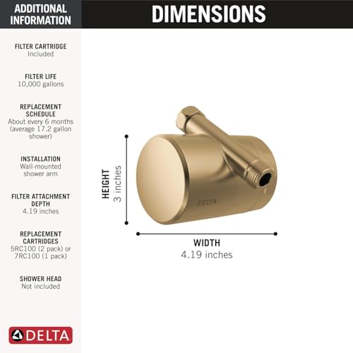 Faucet Clarifi Standard Shower Filter Attachment with Filter