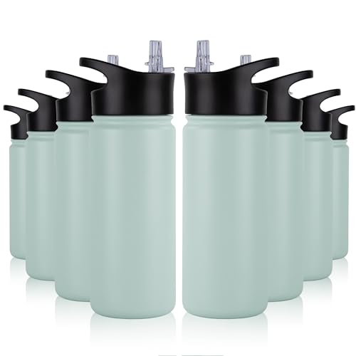 16 oz Insulated Water Bottle Bulk 8 Pack (8 Count)