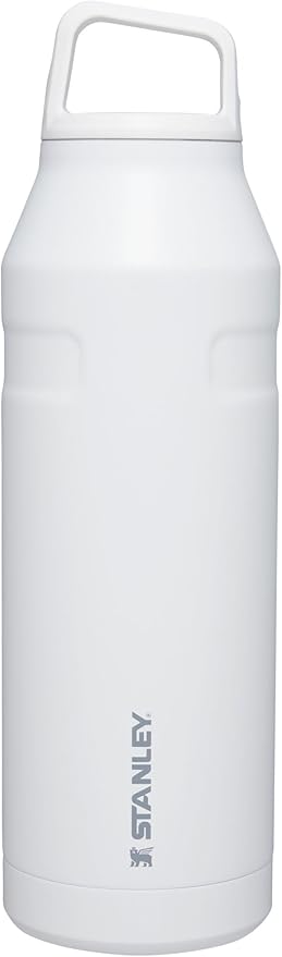 Stanley IceFlow Cap and Carry Water Bottle | Wide Mouth Twist Lid | Lightweight & Leakproof for Travel & Sports | Insulated Stainless Steel | BPA-Free