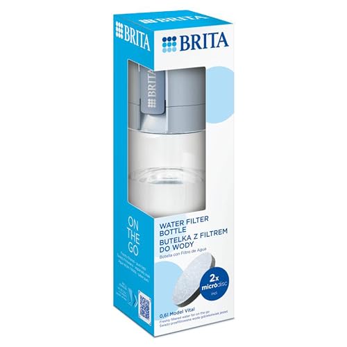 Water Filter Bottle Light Blue