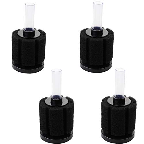 Aquarium Sponge Filter Breeding Fry Betta Shrimp Nano Fish Tank 4pcs (4 Count)