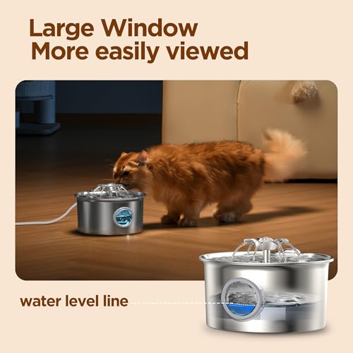 Stainless Steel Cat Water Fountain
