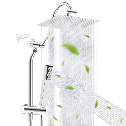 12'' Rainfall Shower Head with 4
