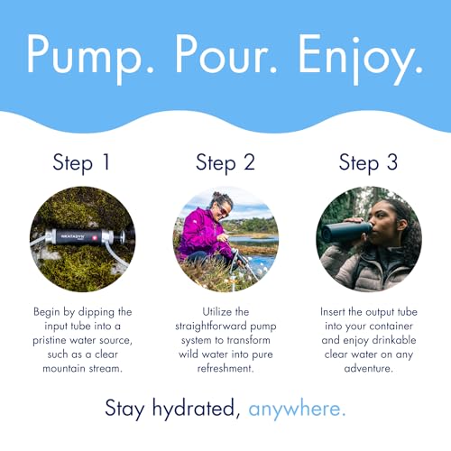 Pocket Ceramic Hand Pump Water Filter