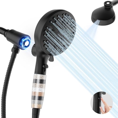 5" Filtered Handheld Shower Head with 10 Spray Modes
