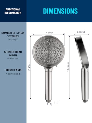 Filtered Shower Head with Handheld