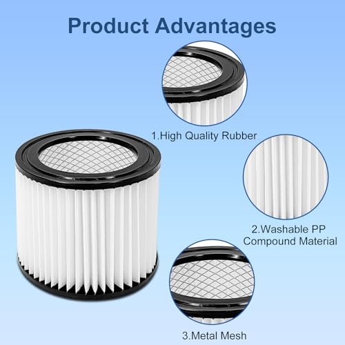 90398 Replacement Filter Compatible with Shop (2 Count)