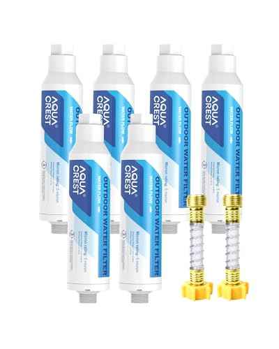 Hard Water Filter for Hose Car Wash (6 Count)