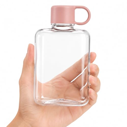 2 Pack Portable Flat Water Bottle (2 Count)