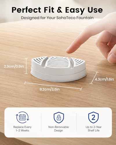 Official Replacement Filters for Pet Water Fountain