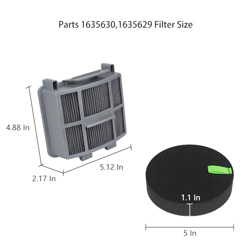 39883 Filter Replacement Bissell Pet Hair Eraser Turbo Filter 39883 3988 42943 4243 4082W 42946 3418 3404 3774F 3415 3402 3774 3774G 3775 3409 Lift (4 Count)
