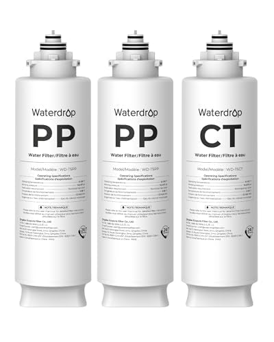 2TSPP TSCT Undersink Replacement Water Filter for TSU & TSU (3 Count)