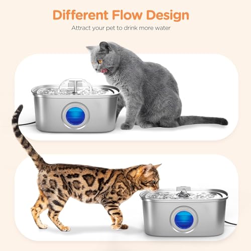 Cat Water Fountain Stainless Steel