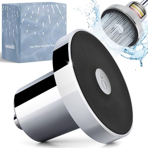 Filtered Shower Head with Water Softener