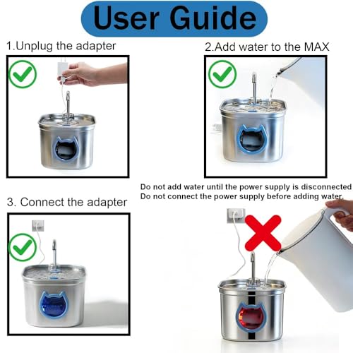 Luxury Automatic Cat Water Fountain for Pets