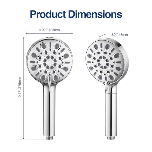Filtered Shower Head with 8 Spray Modes