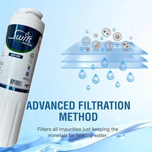SGF M9 Replacement Refrigerator Water Filter for UKF8001 (3 Count)