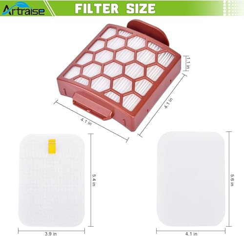 Filter Replacement for Shark NV255 NV251 NV151 ZU62 ZU60 ZU51 Navigator Zero (9 Count)