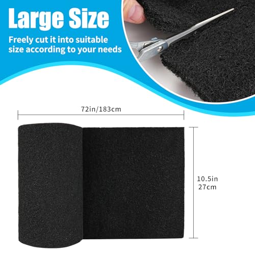 Aquarium Activated Carbon Filter Media Pad for Fish Tank Pond Canister Filter