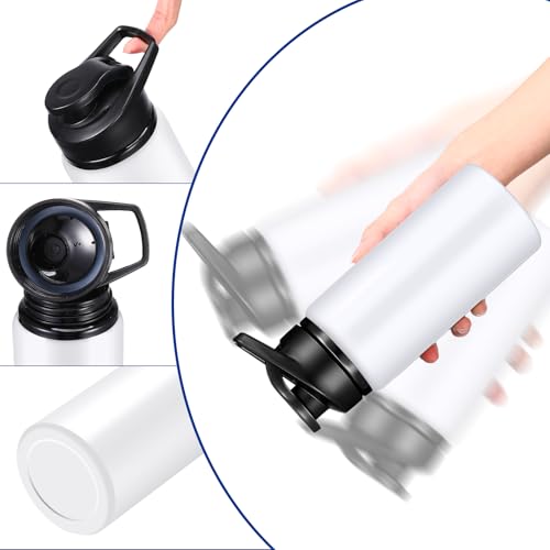 10 Pcs 13.5oz Aluminum Water Bottles Bulk (10 Count)