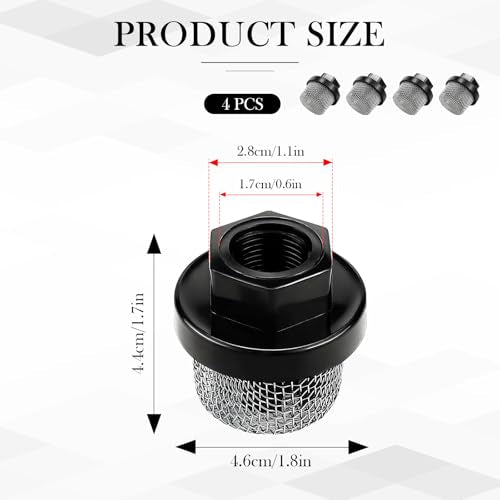 4Pcs Hose Inlet Strainer Filter