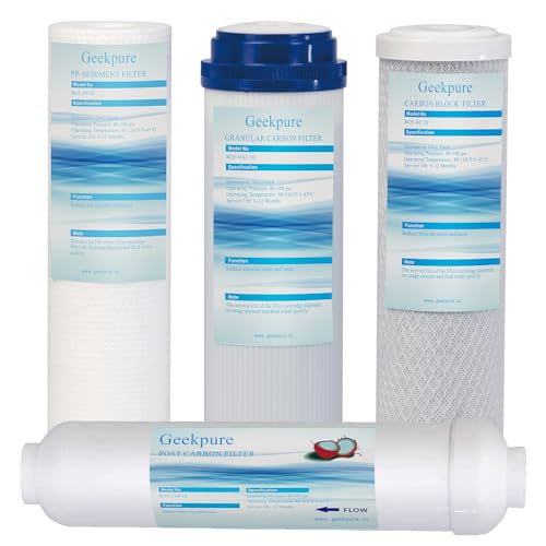 10 Inch Reverse Osmosis Replacement Filters Kit (4 Count)