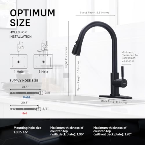 Pull Down Kitchen Faucet