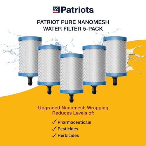 Patriot Pure Nanomesh™ Water Filter For 200+ Contaminants (5 Count)