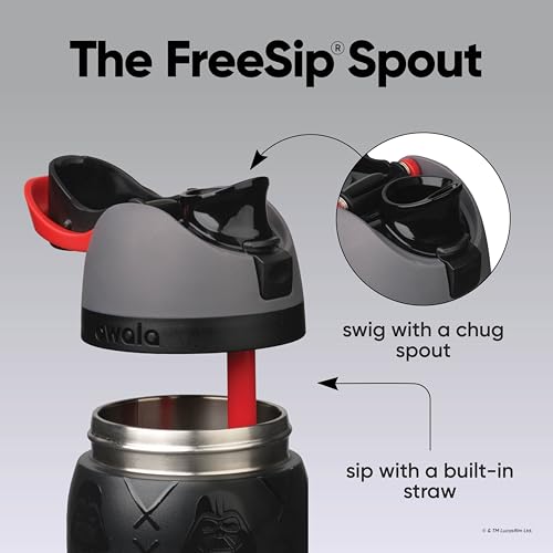 Star Wars FreeSip Stainless Steel Water Bottle 32 oz Darth Vader