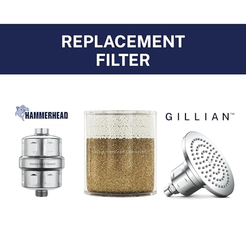 Solid Metal Shower Head Filter Replacement Cartridge