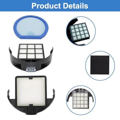 4 Pack Vacuum Filter Set Compatible with Hoover T