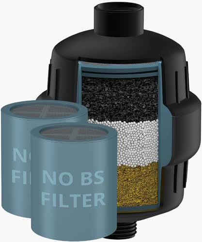 Heavy Duty NO BS Shower Filter with Extra Replacement Cartridge