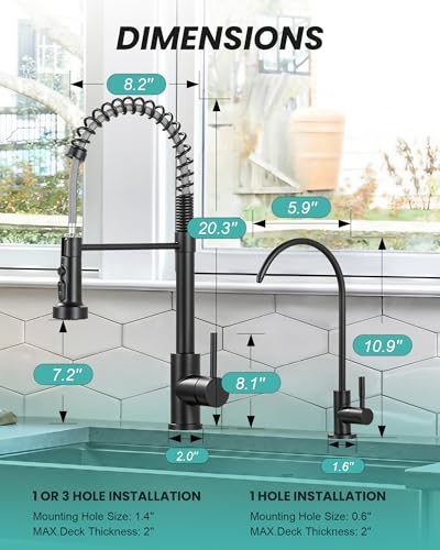 Kitchen Faucet and Water Filter Faucet