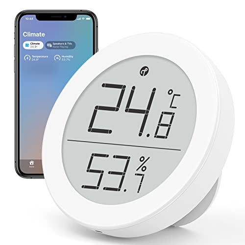 Thermometer Hygrometer Sensor Works with HomeKit