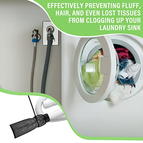 24 Pack Washing Machine Lint Traps with Cable Ties (24 Count)